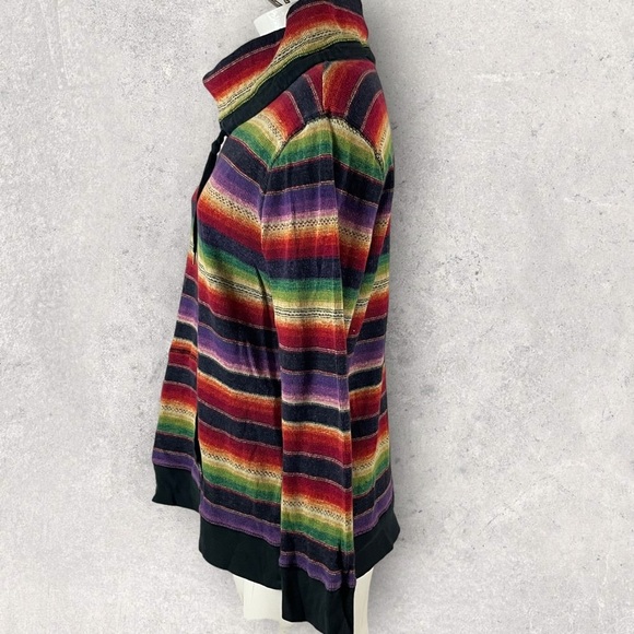 Ralph Lauren 1X Southwestern Turtleneck Sweatshirt. Runs small. - Picture 4 of 8